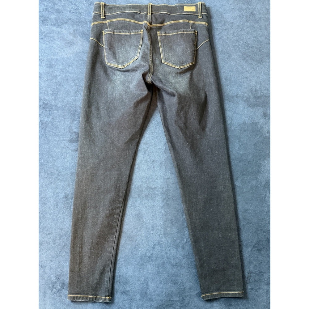Juicy Couture Seamless Skinny Jeans Womens 8 Dark Blue Stretch Y2K Denim